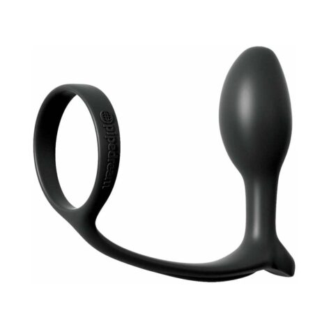 Anal Fantasy Ass-Gasm Cockring Beginners Plug Slim Black