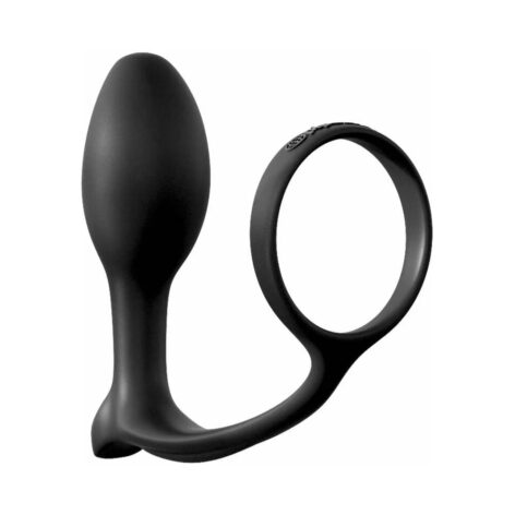 Anal Fantasy Ass-Gasm Cockring Beginners Plug Slim Black