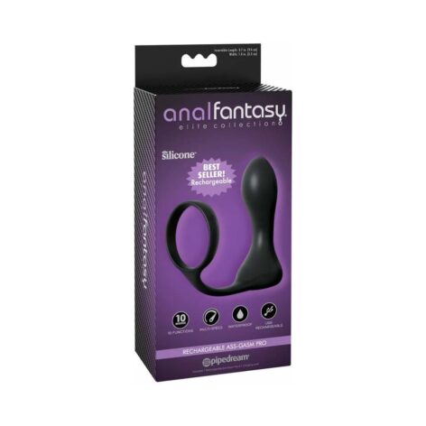 Anal Fantasy Ass-Gasm Pro Rechargeable Black, Pipedream