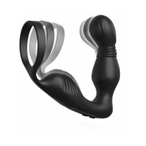 Ass-Gasm Pro P-Spot Milker Prostate Massager Black, Pipedream