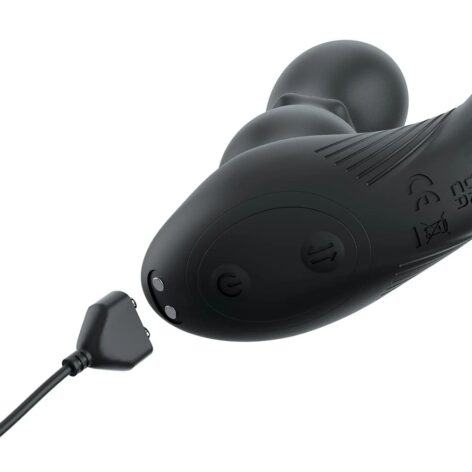 Ass-Gasm Slide & Glide Prostate Massager Black, Pipedream