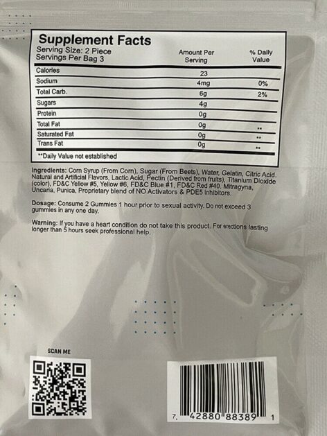Boner Bears Gummies Male Enhancement 6 Pack