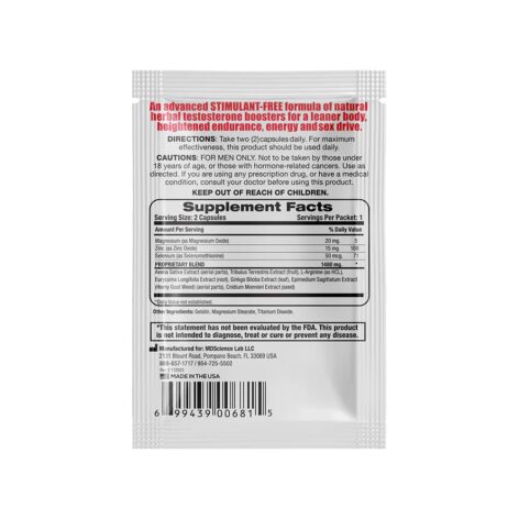 Max Testosterone Male Enhancement 2 Pills