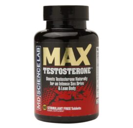 Max Testosterone Male Enhancement 60 Pills Bottle