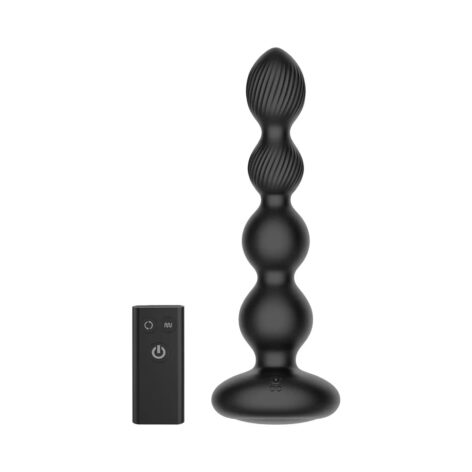 Nexus Tornado Anal Probe Rotating Vibrating Large Black