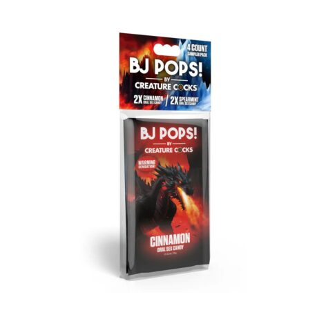 BJ Pops! Popping Oral Sex Candy Cinnamon/Spearmint 4 Pack