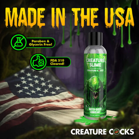 Creature Cocks Creature Slime Water Based Lubricant 8oz