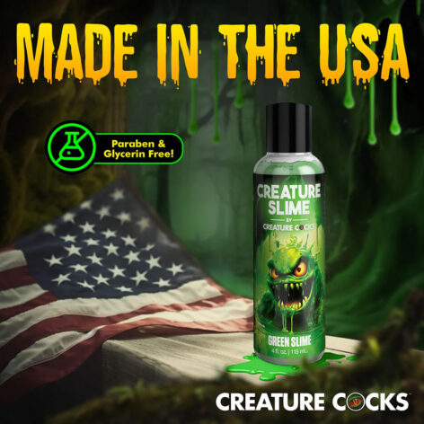 Creature Slime Green Water Based Lubricant 4oz (118ml)