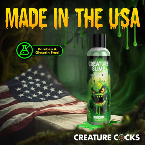 Creature Slime Green Water Based Lubricant 8oz (236ml)