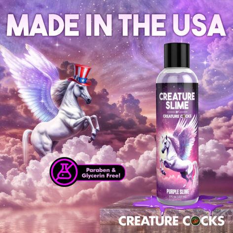 Creature Slime Purple Water Based Lubricant 8oz (236ml)