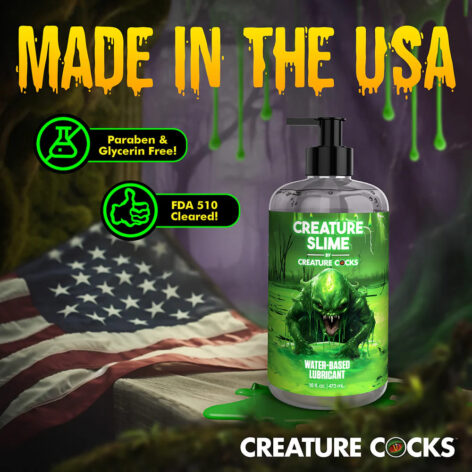 Creature Slime Water Based Lubricant 16oz (473ml)