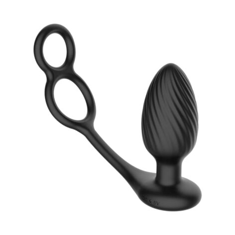 Nexus Tornado Rotating Vibrating Butt Plug w/Cock & Ball Ring