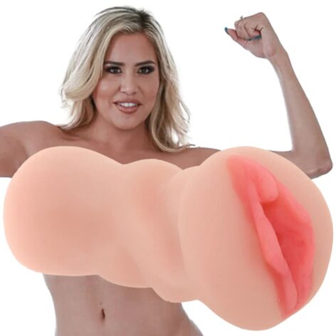 Caitlin Bell Pocket Pussy Stroker Beige w/Movie, Cousins