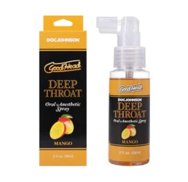 GoodHead Deep Throat Spray Mango 2oz, Doc Johnson