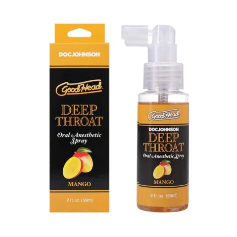 GoodHead Deep Throat Spray Mango 2oz, Doc Johnson
