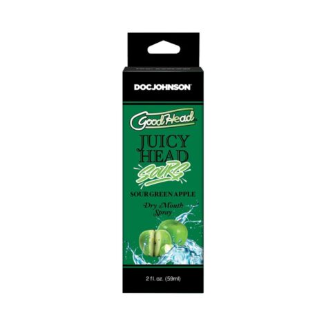 GoodHead Juicy Head Dry Mouth Spray Sour Green Apple 2oz
