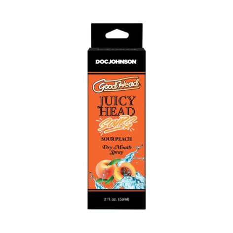 GoodHead Juicy Head Dry Mouth Spray Sour Peach 2oz (59ml)