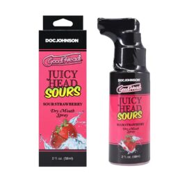 GoodHead Juicy Head Dry Mouth Spray Sour Strawberry 2oz