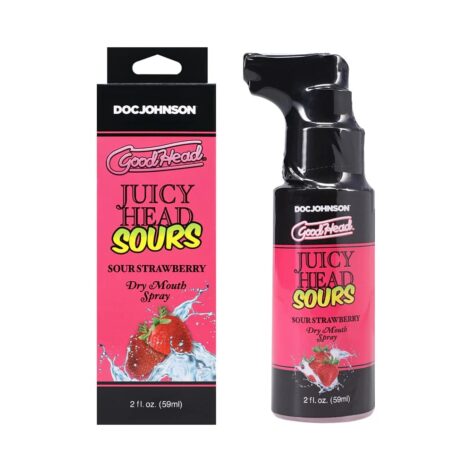 GoodHead Juicy Head Dry Mouth Spray Sour Strawberry 2oz