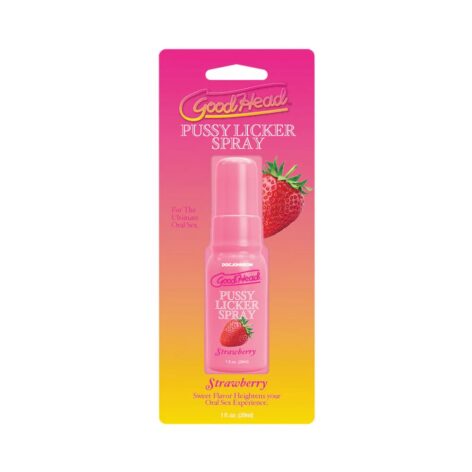 GoodHead Pussy Licker Spray Strawberry 1oz, Doc Johnson