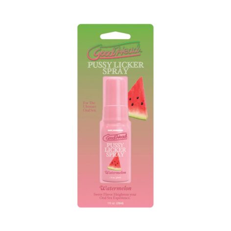 GoodHead Pussy Licker Spray Watermelon 1oz, Doc Johnson