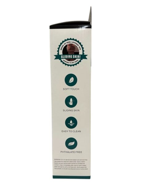Get Lucky Real Skin Dildo 12in w/Balls Brown