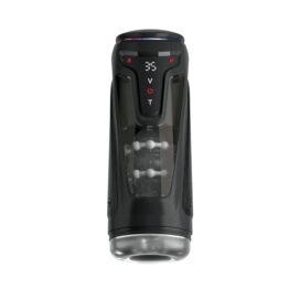 King Cock Plus 6.5in Triple Threat Thrusting Dildo Beige | Satisfaction.com