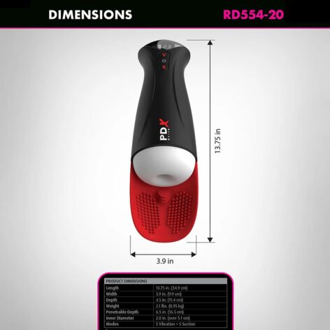 PDX Elite Fap-O-Matic Pro XL Auto Stroker, Pipedream