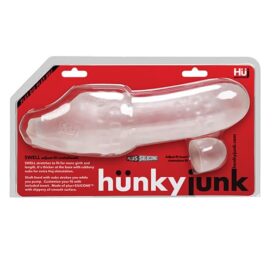 OxBalls HunkyJunk Swell Adjust Fit CockSheath Ice Clear