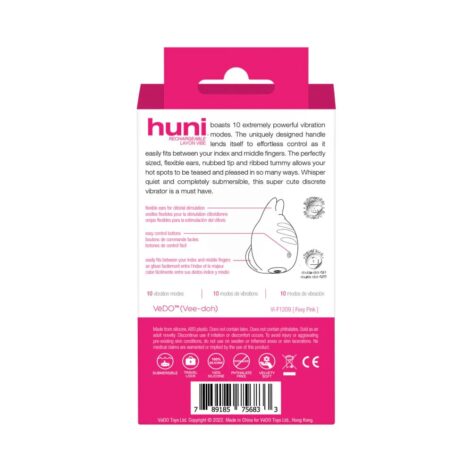 VeDO Huni Rechargeable Layon Vibe Pink Silicone