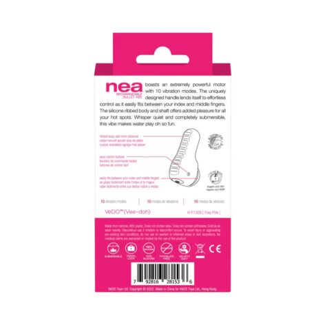 VeDO Nea Rechargeable Bullet Vibe Pink Silicone