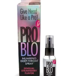 Pro Blo Numbing Deep Throat Spray Strawberry 1oz (29ml)