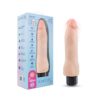 Vanilla Ice Au Naturel 8.75in Vibrating Dildo Beige, Blush