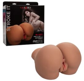 Stroke It BBL Booty Dual Stroker Brown, CalExotics