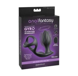 Anal Fantasy Elite Ass-Gasm Gyro-Milk Pro Black Silicone