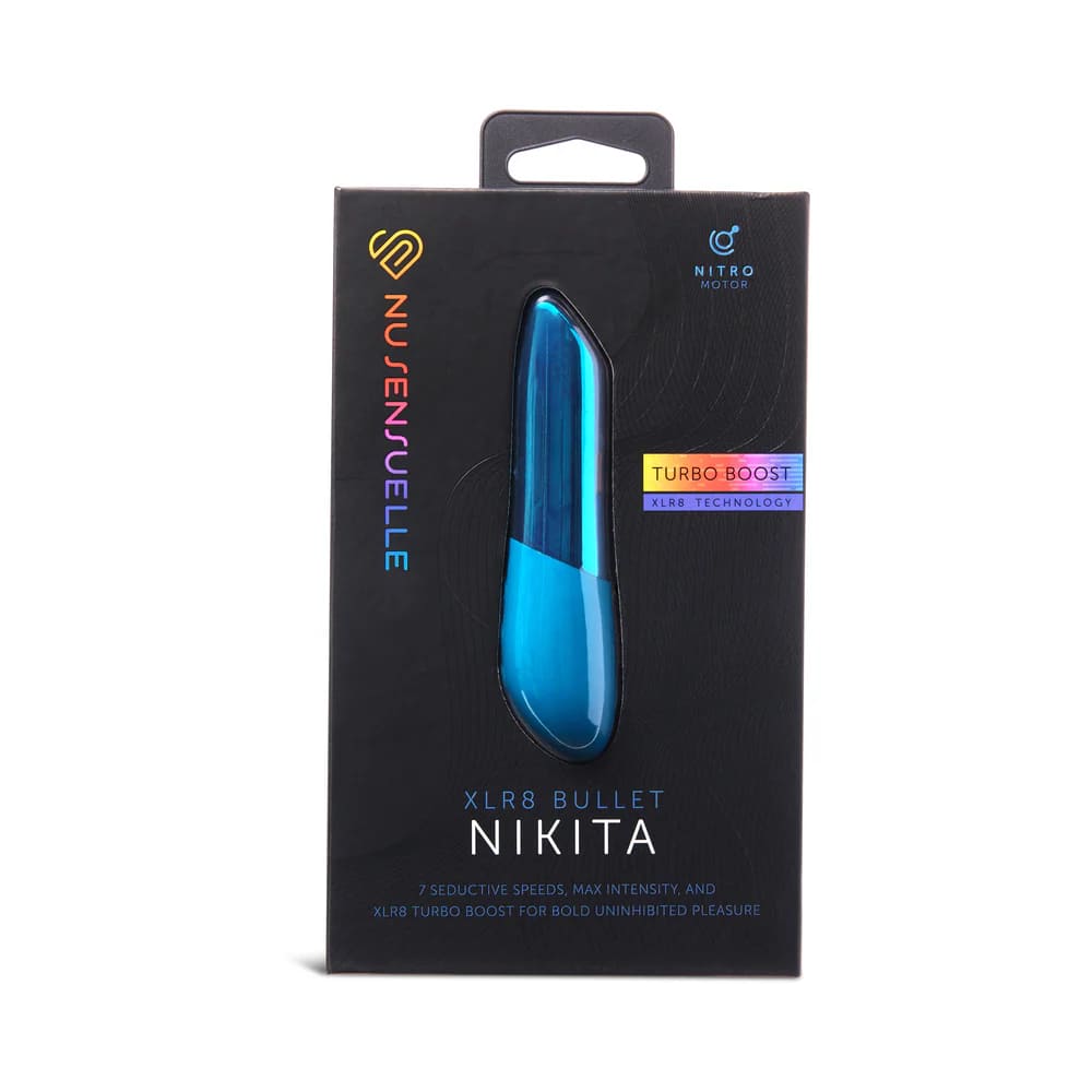 Sensuelle Nikita Bullet Vibe w/Nitro Motor Deep Turquoise | Satisfaction.com