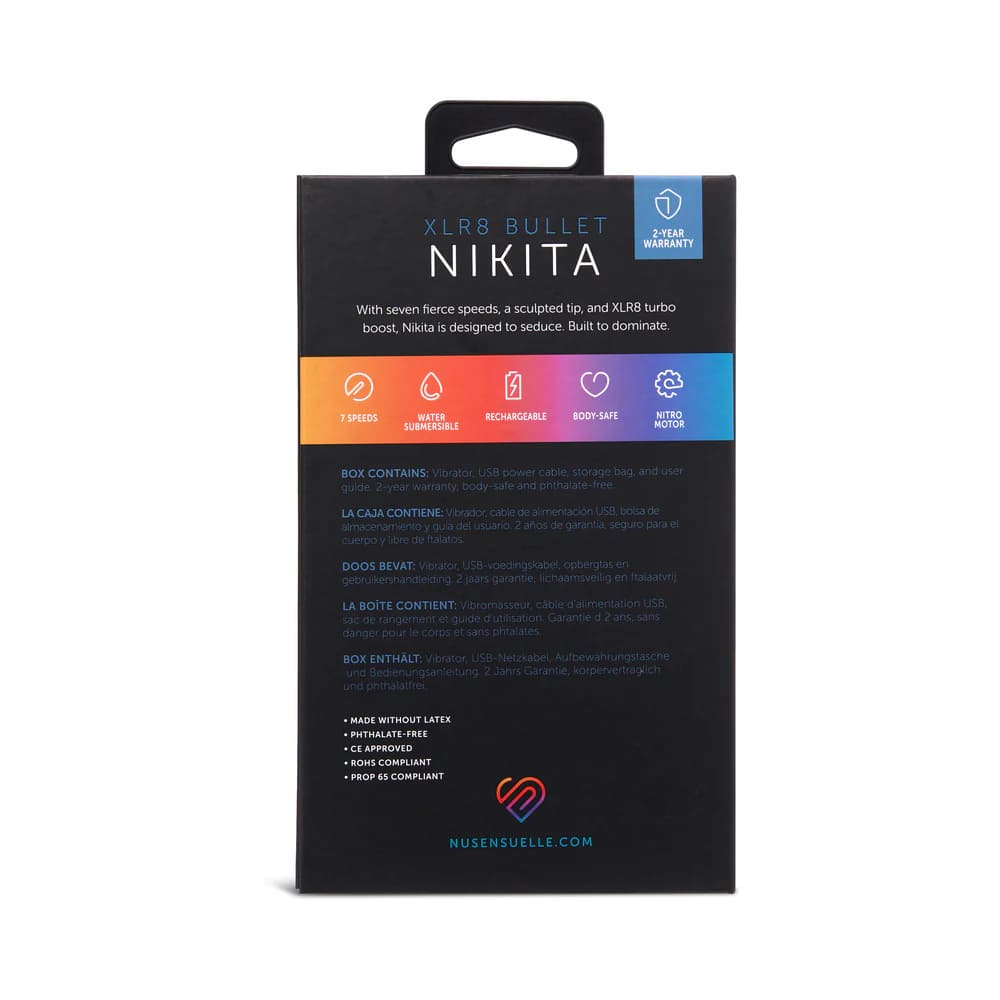 Sensuelle Nikita Bullet Vibe w/Nitro Motor Deep Pink | Satisfaction.com