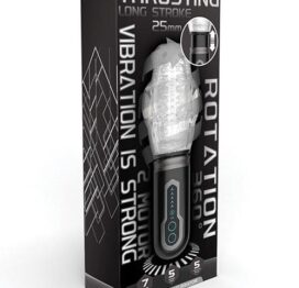 Thrusting, Rotating & Vibrating Oral Sex Masturbator Clear