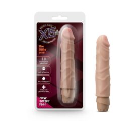 X5 Plus The Little One 6.75in Dildo Vibe Beige, Blush