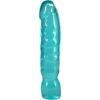 Crystal Jellies Big Boy Dildo 12in Teal, Doc Johnson