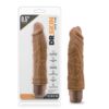 Dr. Skin Cock Vibe 10 Dildo 8.5in Mocha, Blush