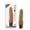 Dr. Skin Cock Vibe 14 Dildo 8in Mocha, Blush