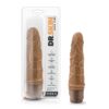 Dr. Skin Cock Vibe 3 Dildo 7.25in Mocha, Blush