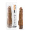 Dr. Skin Cock Vibe 4 Dildo 8in Mocha Tan, Blush