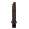 Dr. Skin Cock Vibe 8 Dildo 9.75in Chocolate, Blush