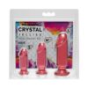 Crystal Jellies Anal Starter Kit 3pc Pink, Doc Johnson