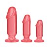 Crystal Jellies Anal Starter Kit 3pc Pink, Doc Johnson