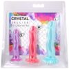 Crystal Jellies Dong Starter Set Purple/Pink/Teal, Doc Johnson