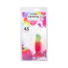 Crystal Jellies 4.5in Classic Dong Rainbow, Doc Johnson