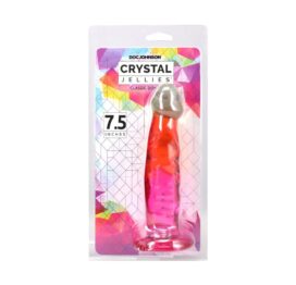 Crystal Jellies 7.5" Classic Dong Rainbow, Doc Johnson